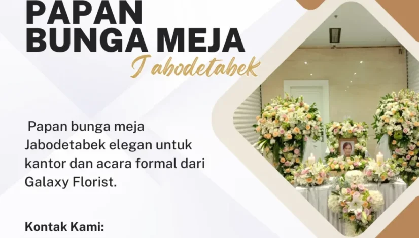 Papan Bunga Meja Jabodetabek