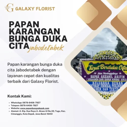 Papan Karangan Bunga Duka Cita Jabodetabek