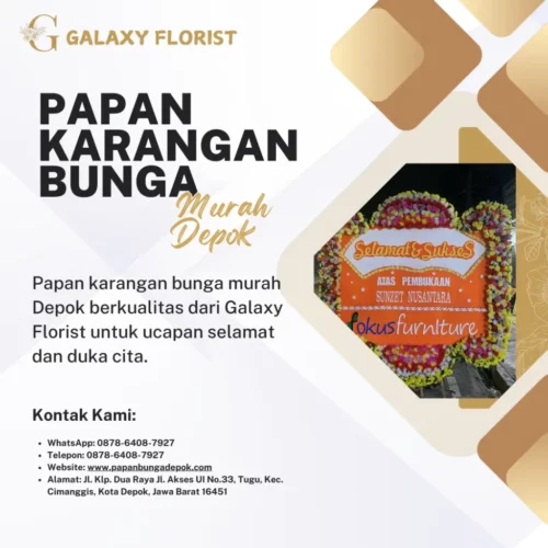 Papan Karangan Bunga Murah Depok