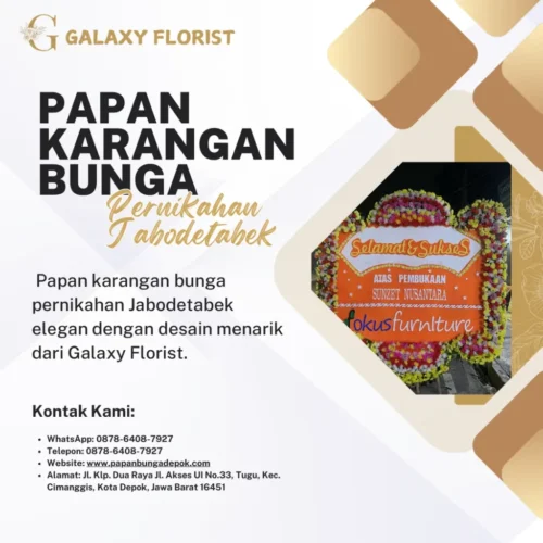 Papan Karangan Bunga Pernikahan Jabodetabek