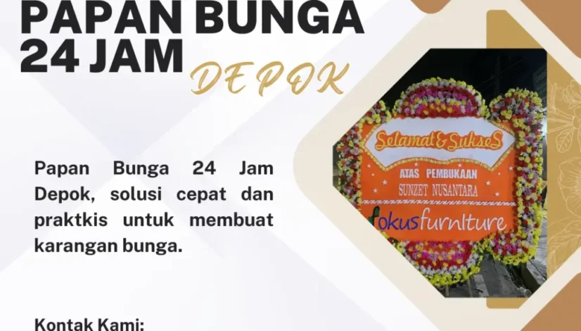 Papan Bunga 24 Jam Depok