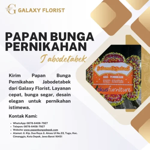 Papan Bunga Pernikahan Jabodetabek