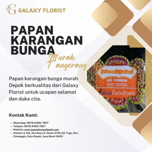 Papan Karangan Bunga Murah Tangerang