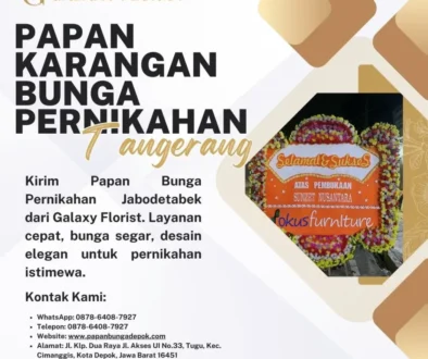 Papan Karangan Bunga Pernikahan Tangerang