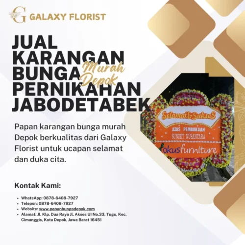 Jual Karangan Bunga Pernikahan Jabodetabek