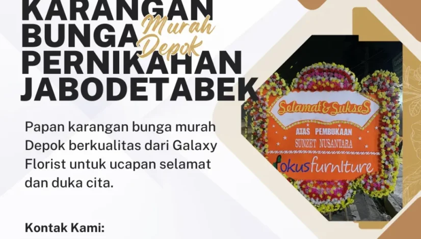 Jual Karangan Bunga Pernikahan Jabodetabek