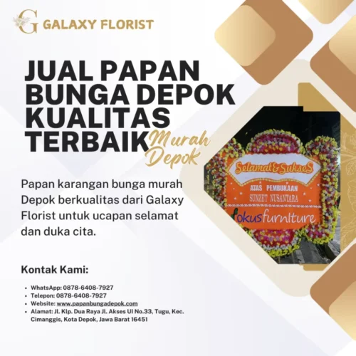Jual papan bunga Depok kualitas terbaik