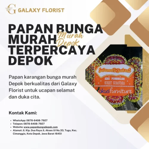 Papan Bunga Murah Terpercaya Depok
