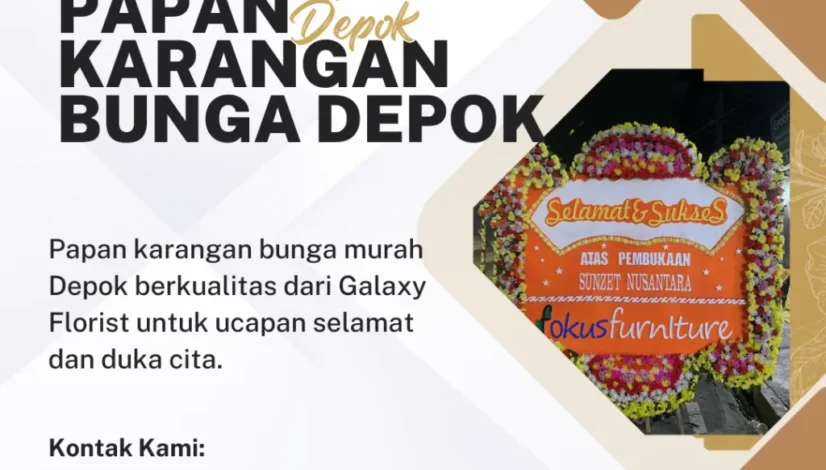 Papan Karangan Bunga Depok