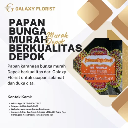Papan bunga murah berkualitas Depok