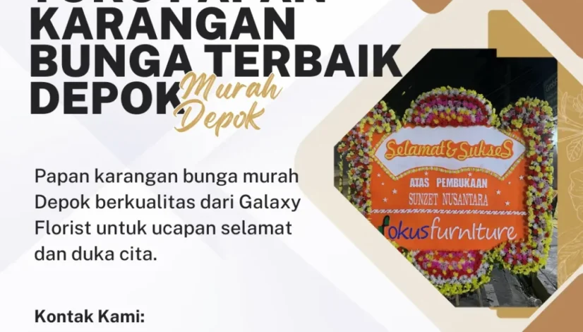 Toko Papan Karangan Bunga Terbaik Depok