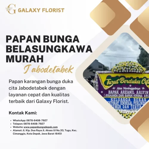 Papan Bunga Belasungkawa Murah Jabodetabek