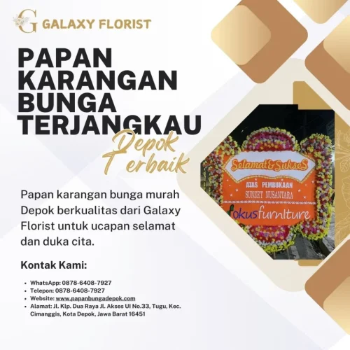 Papan Karangan Bunga Terjangkau Depok Terbaik