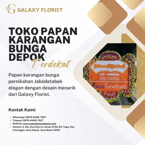 Toko Papan Karangan Bunga Depok Terdekat