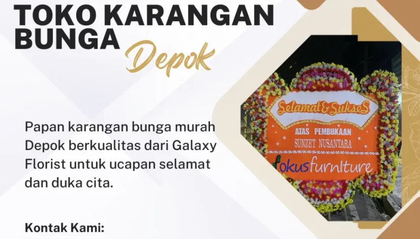 toko karangan bunga depok