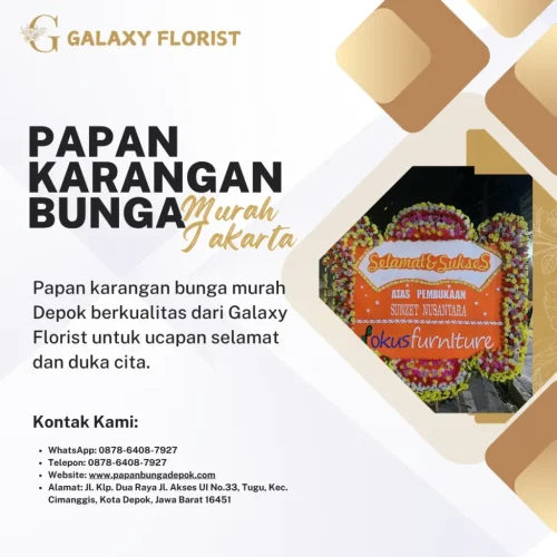 Papan Karangan Bunga Murah Jakarta