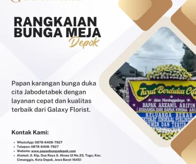 Rangkaian Bunga Meja Depok